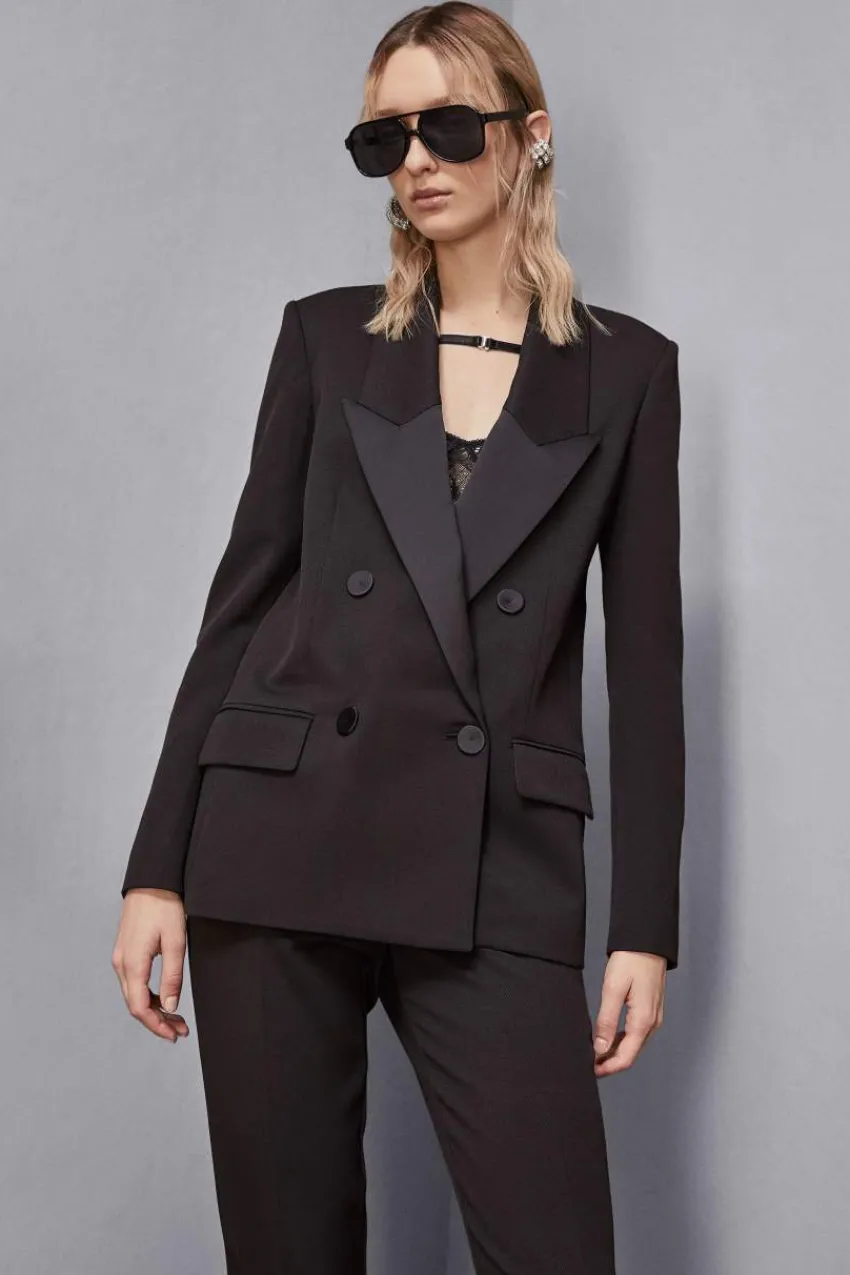 Patrizia Pepe Blazer | Anzüge<Zweireihige Smoking-Jacke