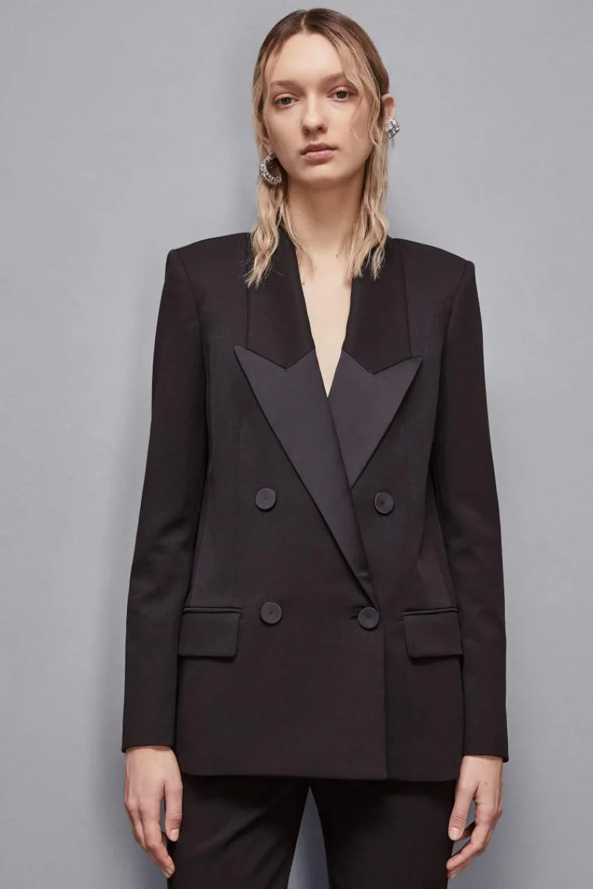 Patrizia Pepe Blazer | Anzüge<Zweireihige Smoking-Jacke